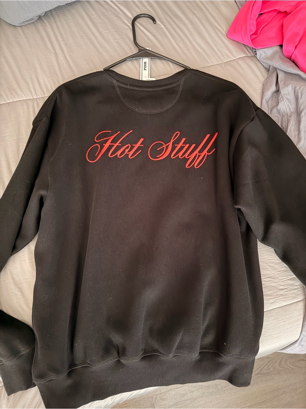 Victoria’s Secret pink sweatshirt
